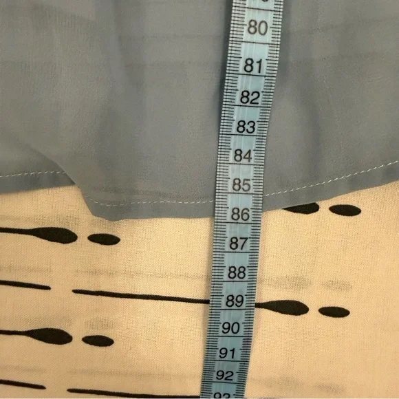 Dusty Blue Ruffle-Detail Long Sleeve Dress - Picture 4 of 7